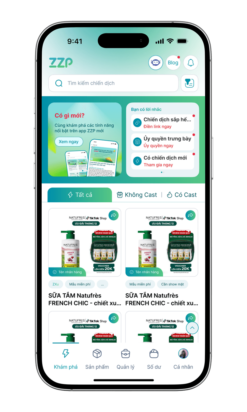 Ứng dụng dành cho
Nhà sáng tạo