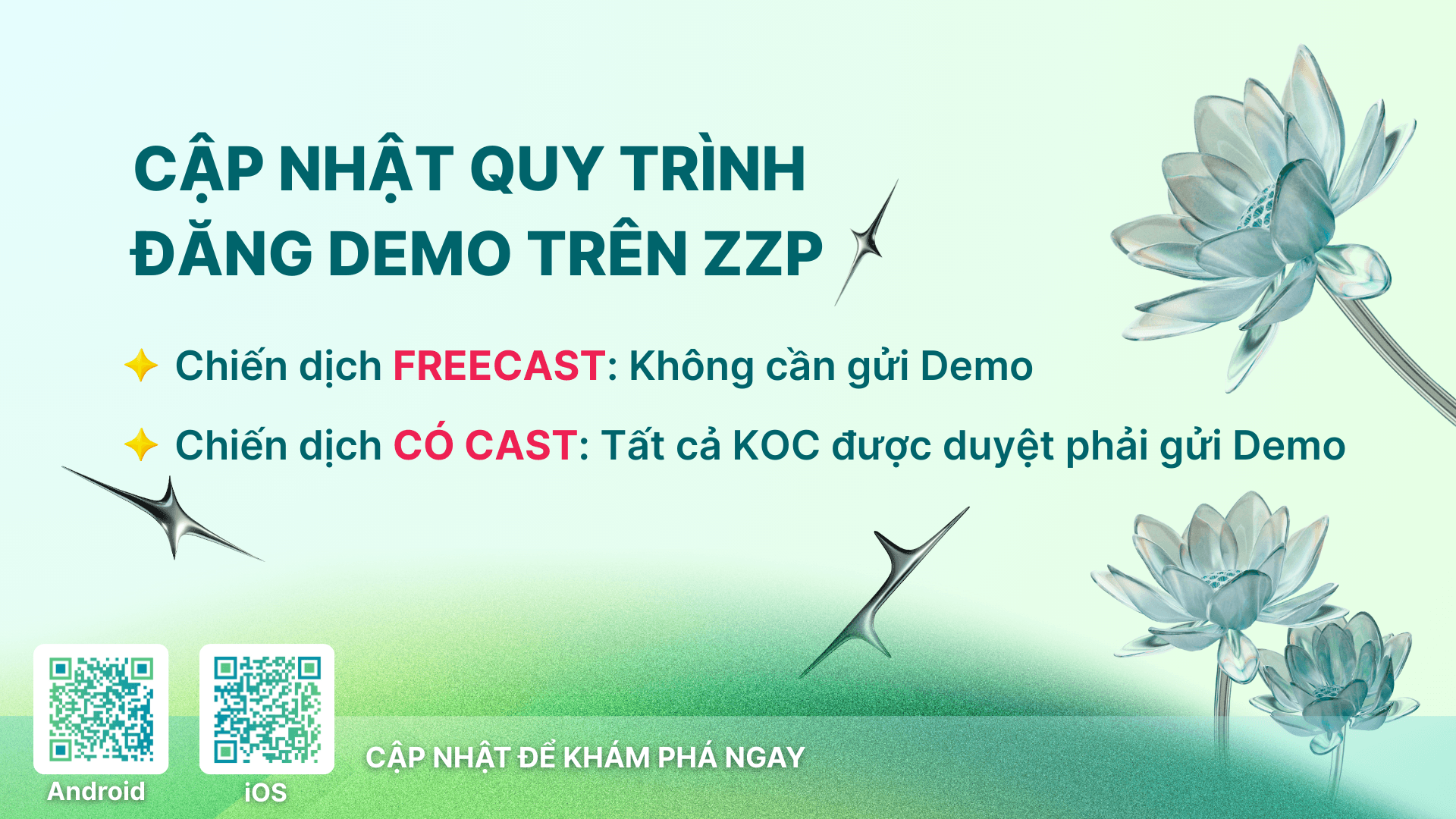 CẬP NHẬT QUY TRÌNH ĐĂNG TẢI DEMO VỚI PHIÊN BẢN  ZZP MỚI